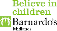 Logo of Barnardo’s Adoption Midlands and South West